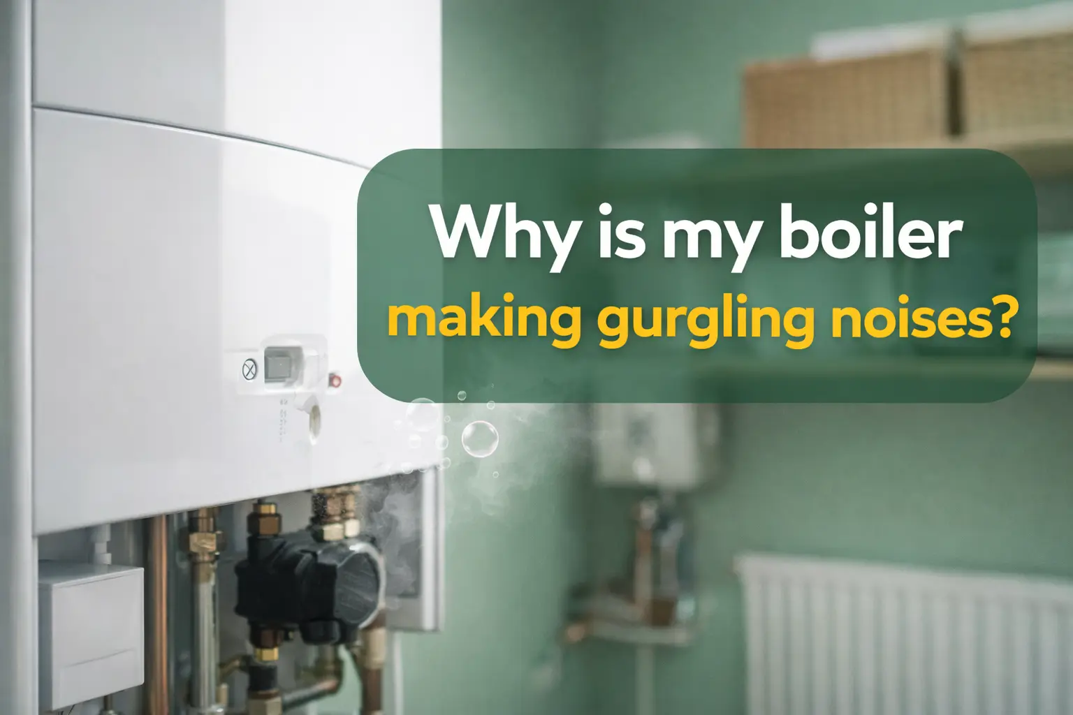 Why is my boiler making gurgling noises?