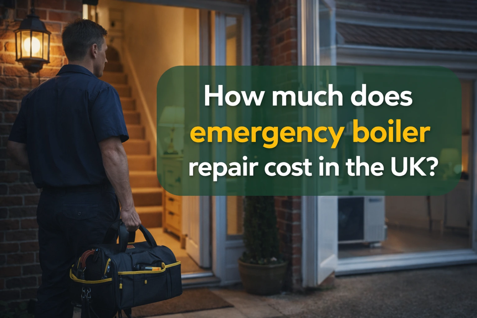 How much does emergency boiler repair cost in the UK?