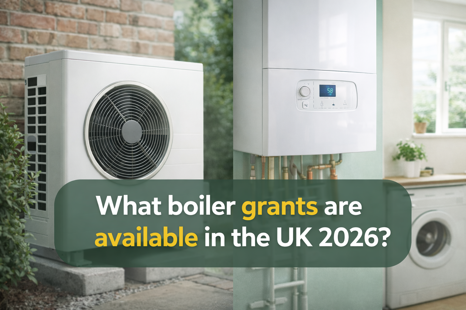 What boiler grants are available in the UK