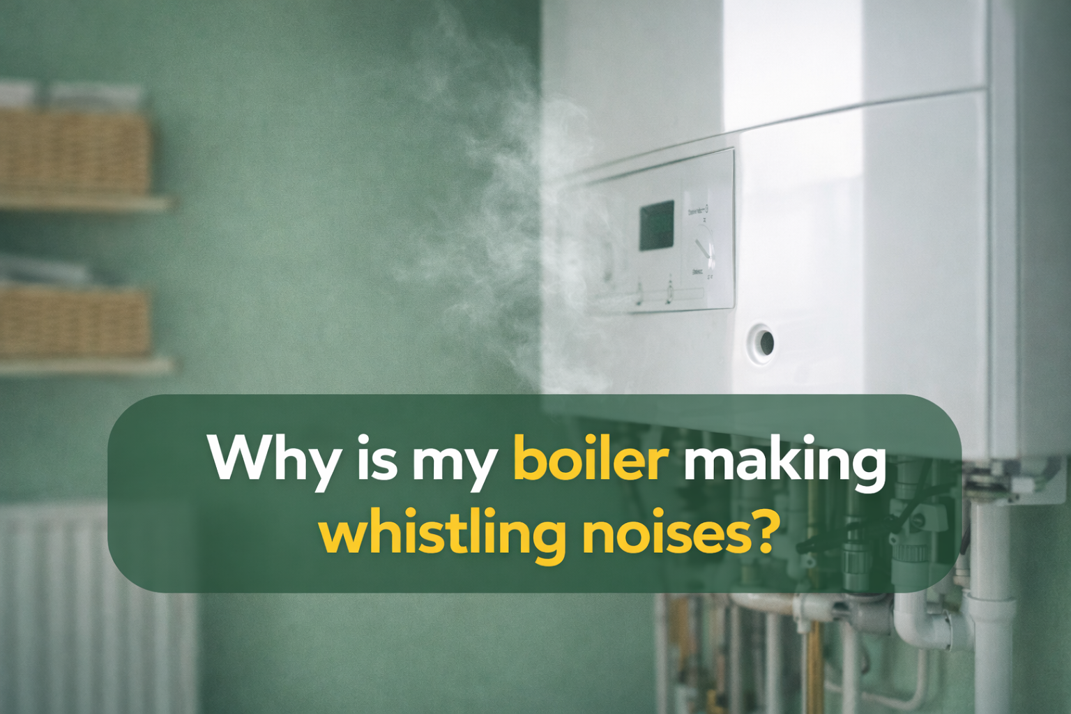 Why is my boiler making whistling noises