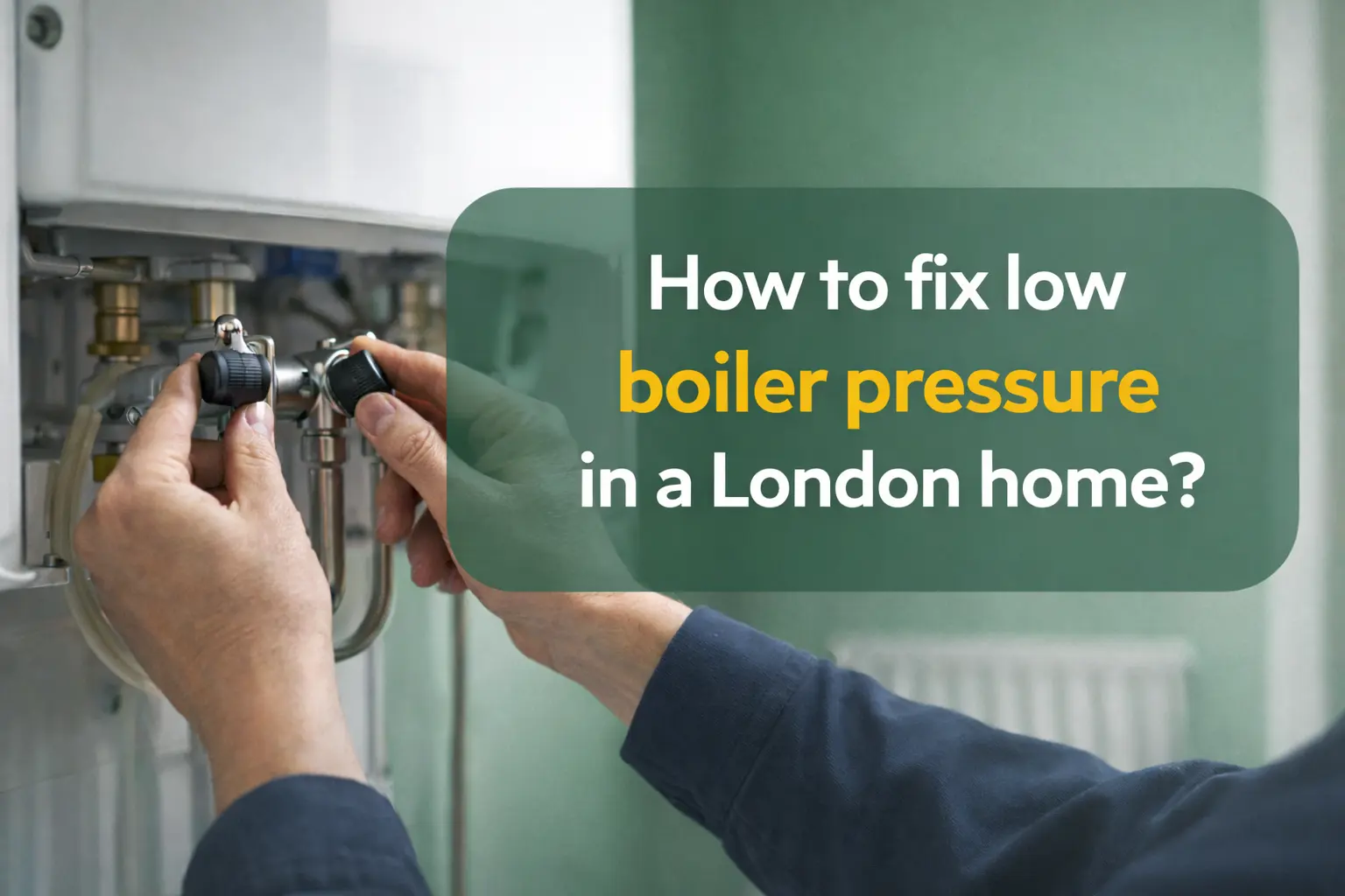 How to fix low boiler pressure in a London home?