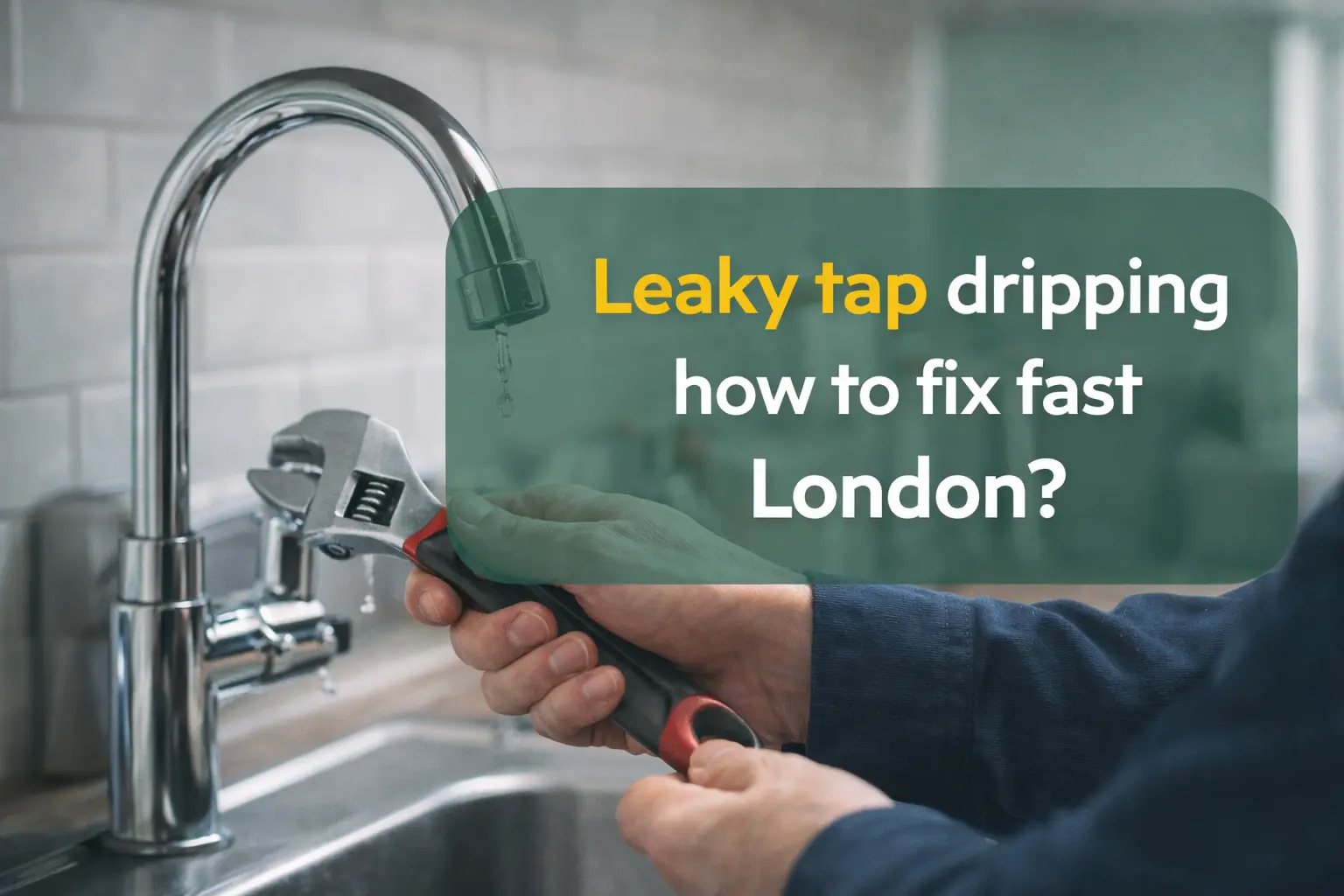 Leaky tap dripping how to fix fast London?
