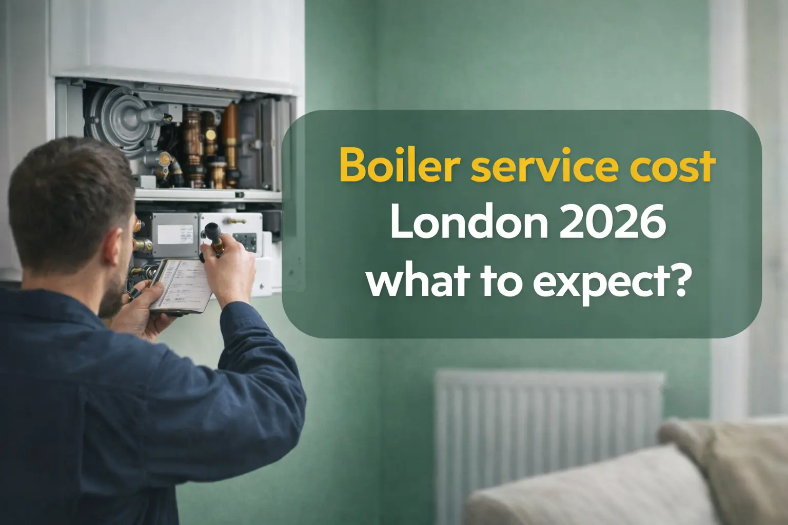 Boiler service cost London 2026 what to expect?